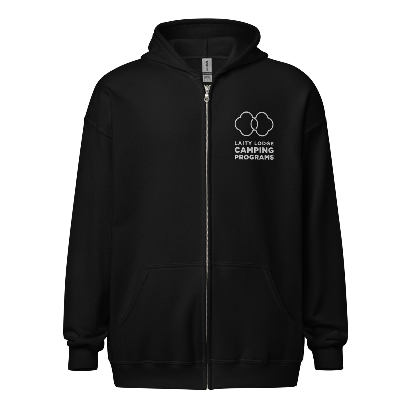 Unisex heavy blend zip hoodie - Laity Lodge Camping Program