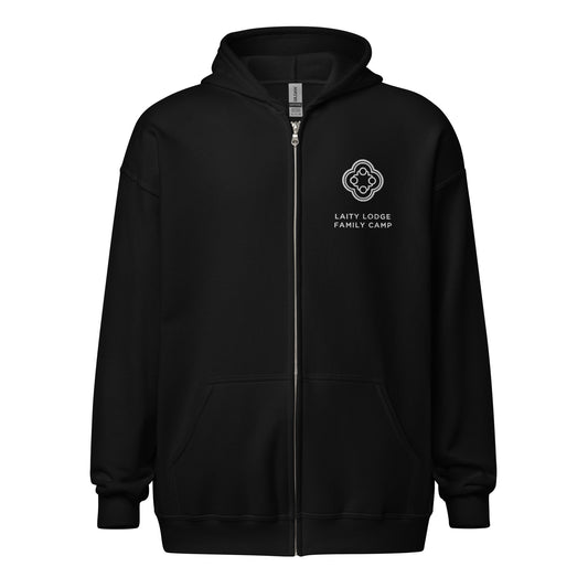 Unisex heavy blend zip hoodie - Laity Lodge Family Camp