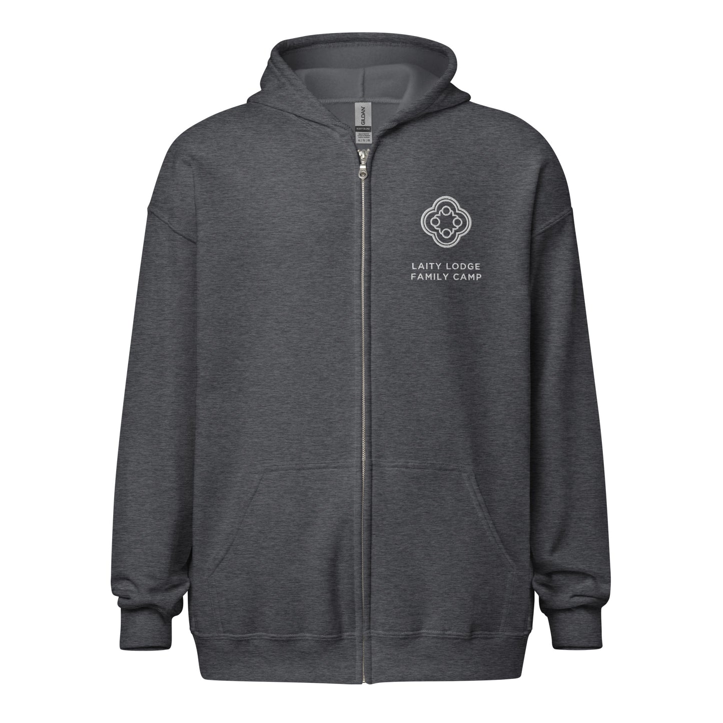 Unisex heavy blend zip hoodie - Laity Lodge Family Camp