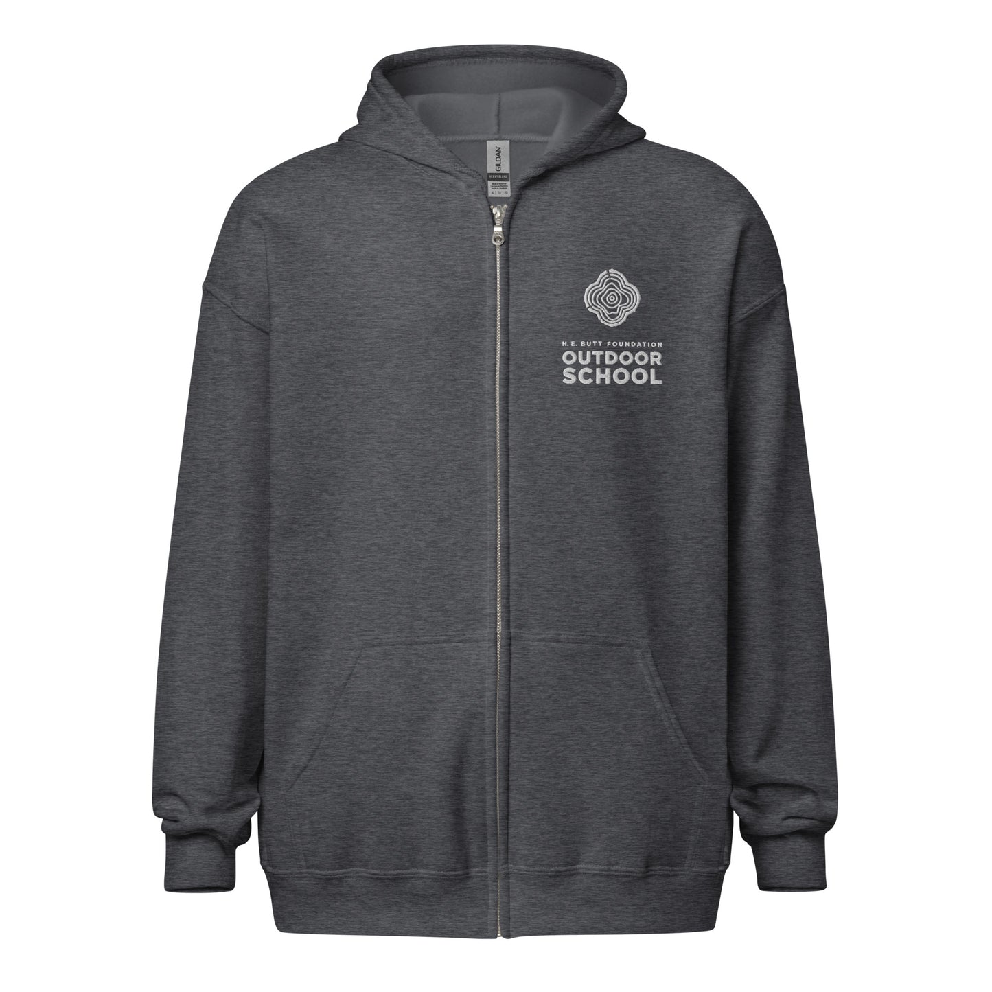 Unisex heavy blend zip hoodie - Outdoor School