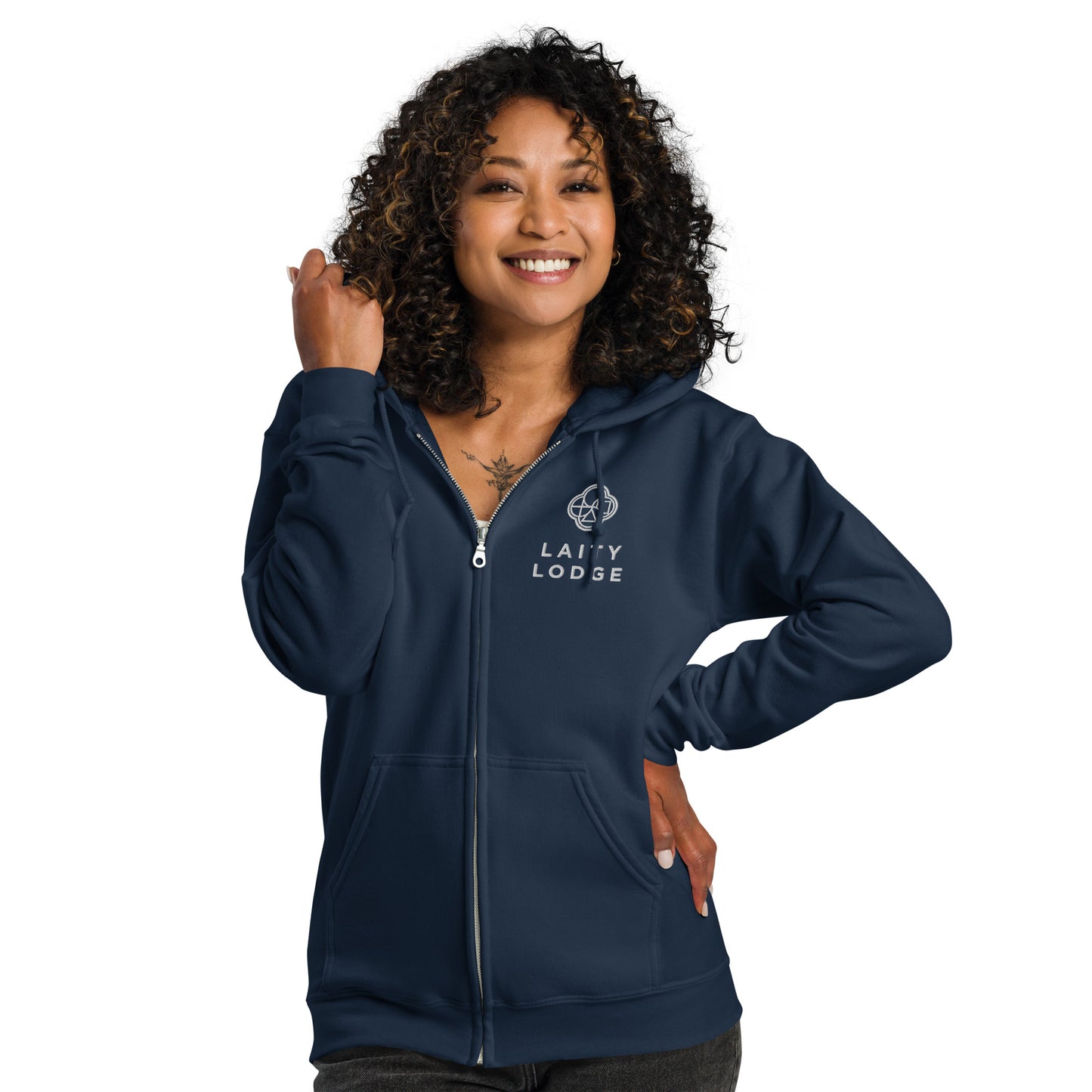 Unisex heavy blend zip hoodie - Laity Lodge