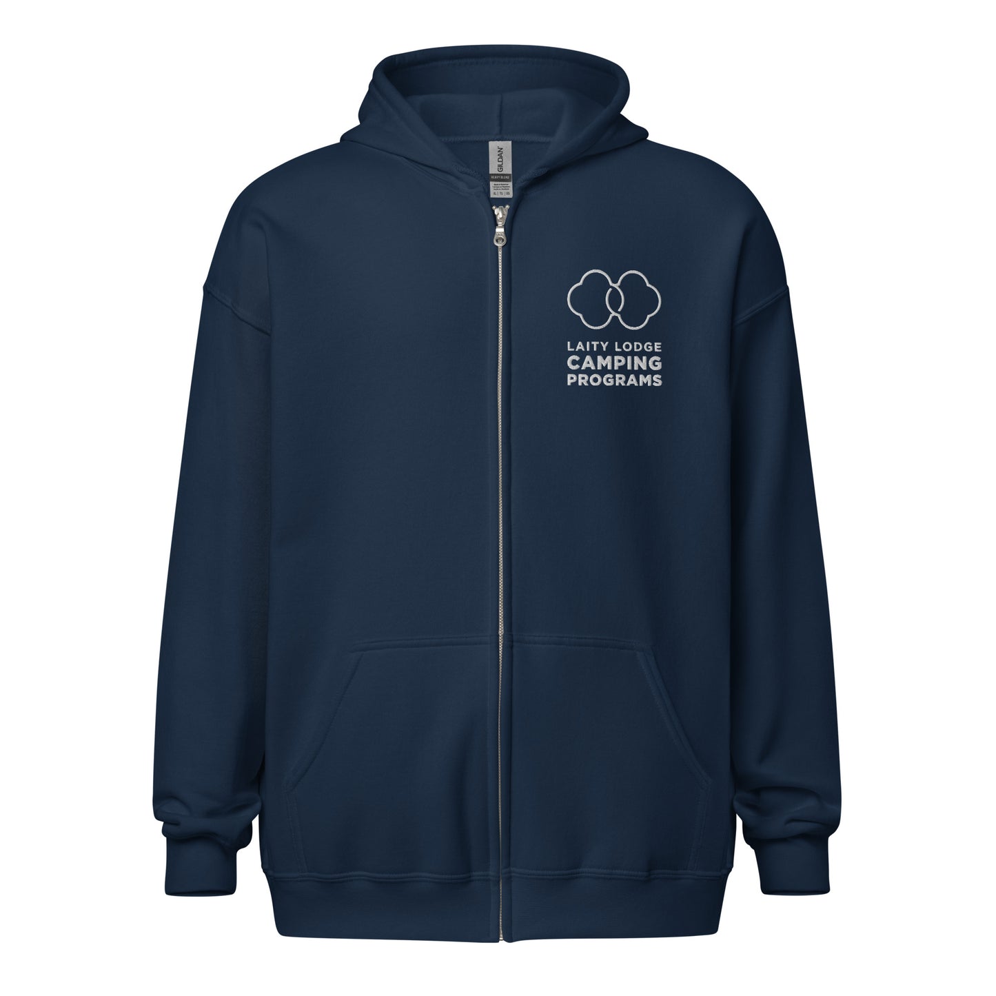 Unisex heavy blend zip hoodie - Laity Lodge Camping Program