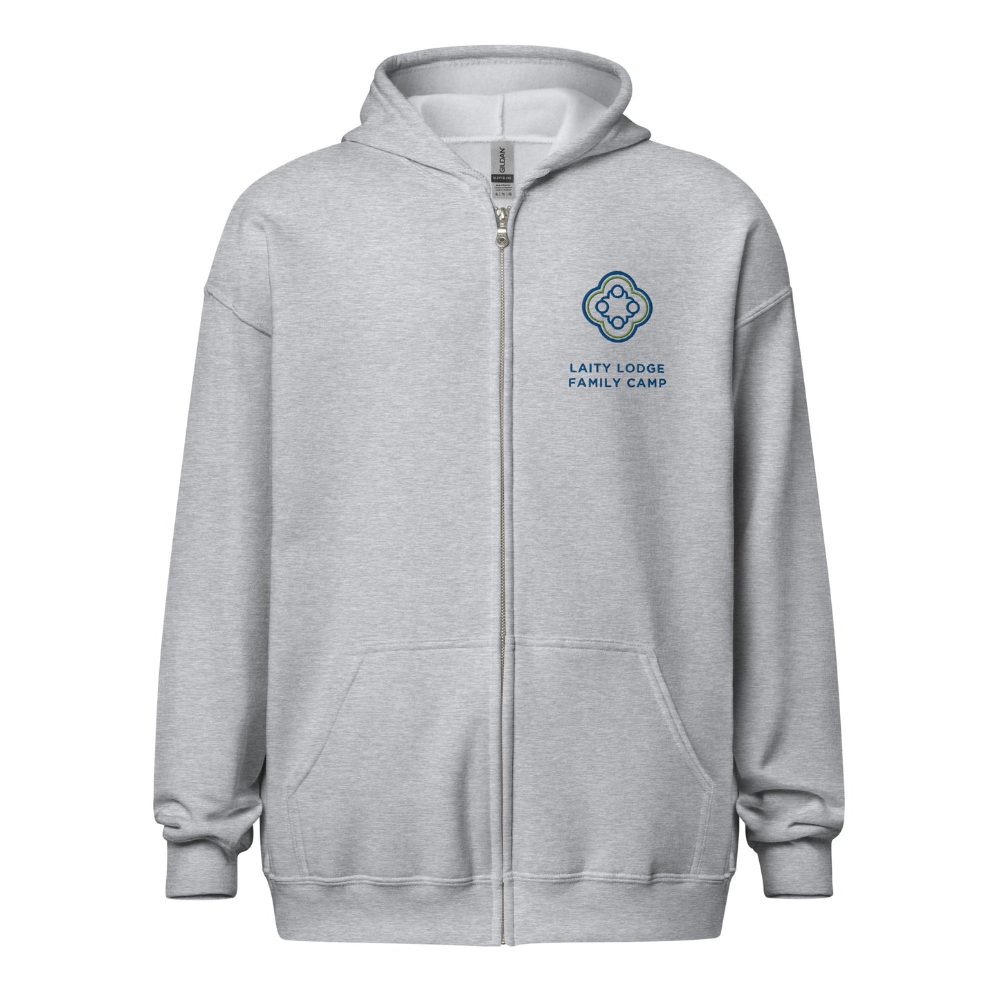 Unisex heavy blend zip hoodie - Laity Lodge Family Camp