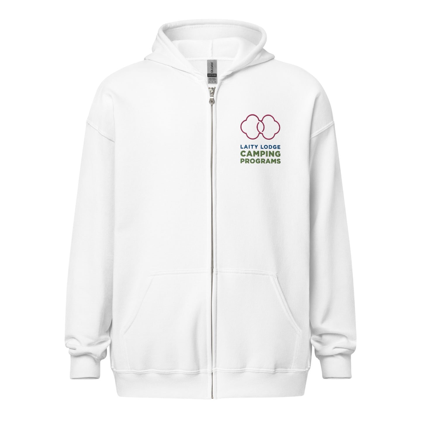 Unisex heavy blend zip hoodie - Laity Lodge Camping Program