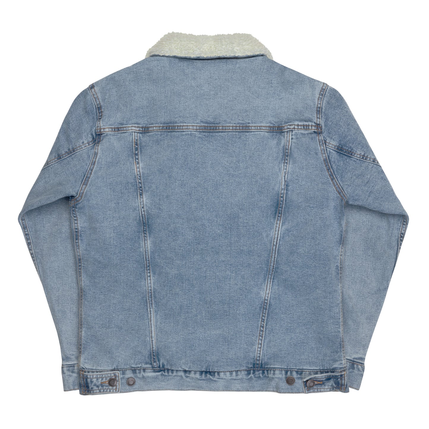 Unisex denim sherpa jacket - Laity Lodge Family Camp