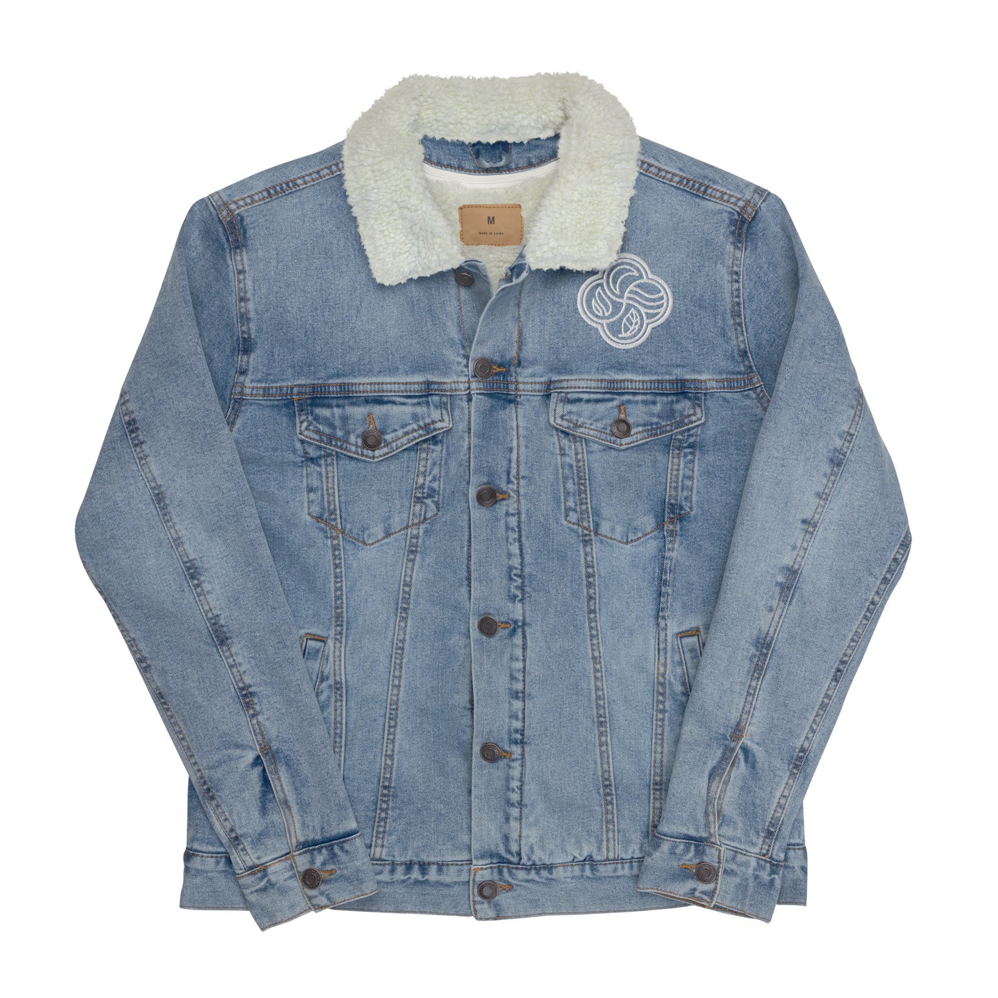 Unisex denim sherpa jacket - Foundation Camp