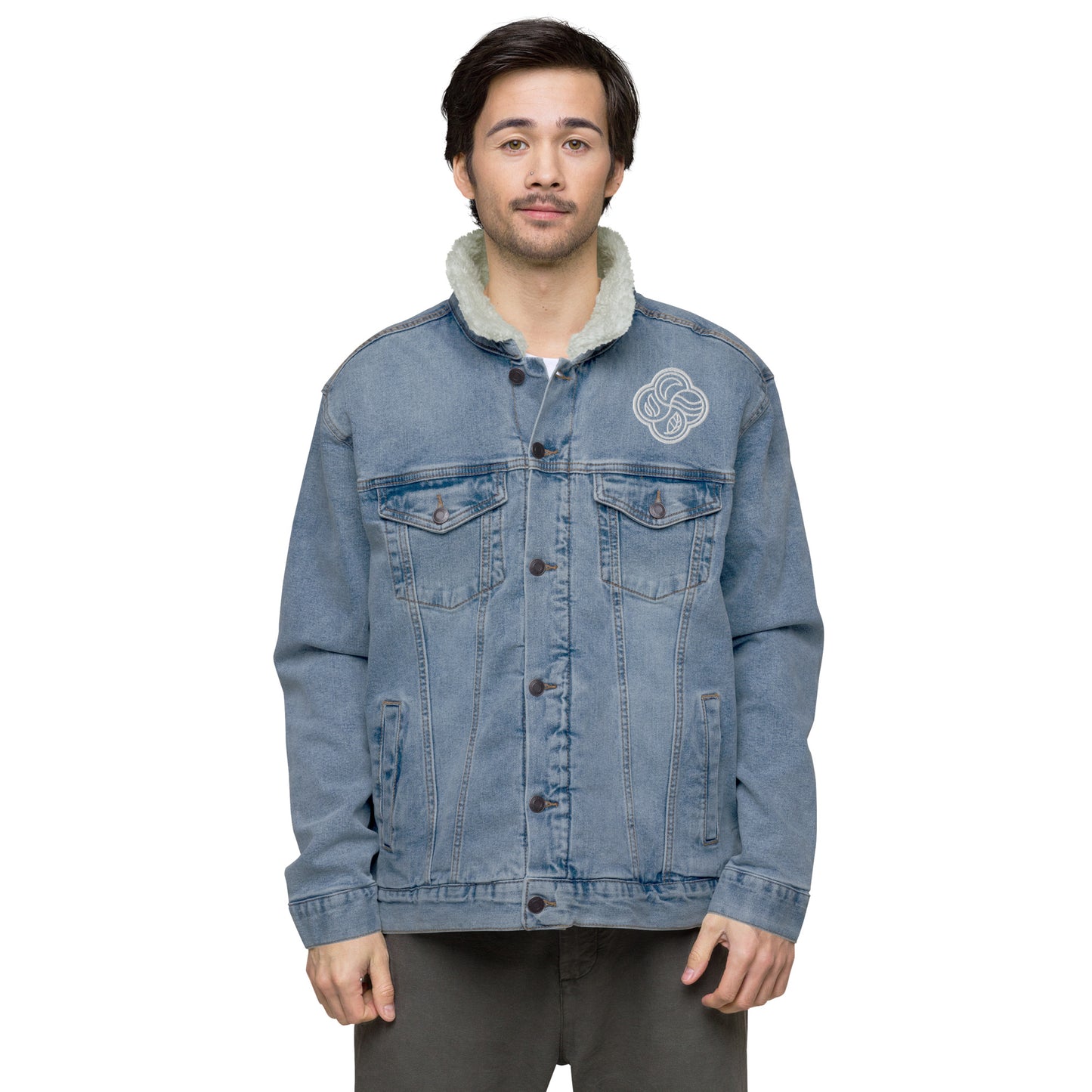 Unisex denim sherpa jacket - Foundation Camp