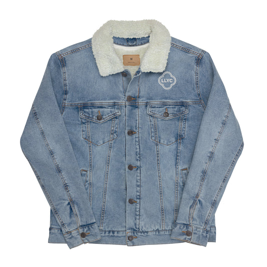 Unisex denim sherpa jacket - Laity Lodge Youth Camp