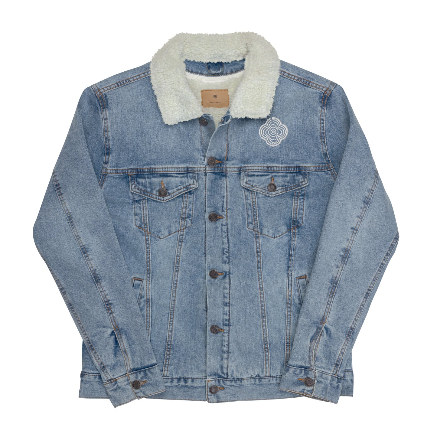 Unisex denim sherpa jacket - Outdoor School